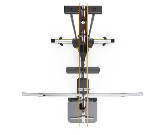 Тренажер тяга сверху/снизу STONERISE D2017H, свободные веса, стек 80 кг