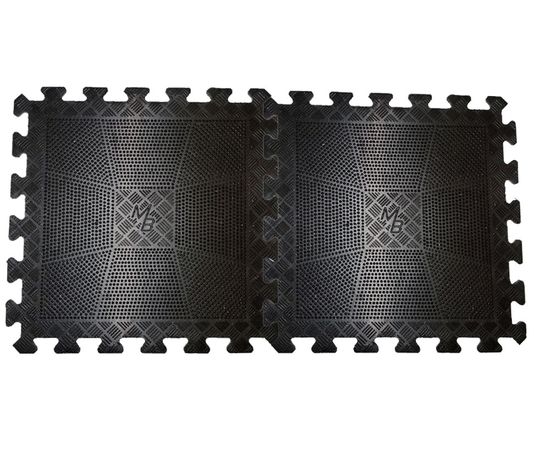 Коврик резиновый черный 400х400, толщина 12мм
