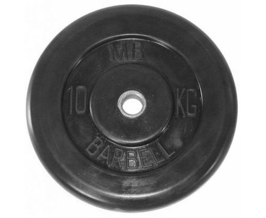 Диск обрезиненный BARBELL MB (металлическая втулка) 10 кг / диаметр 51 мм