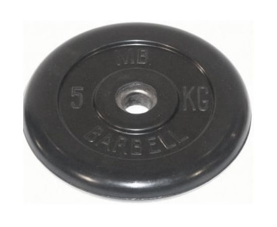 Диск обрезиненный BARBELL MB (металлическая втулка) 5 кг / диаметр 51 мм