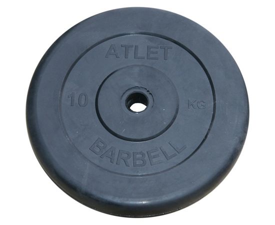 Диск обрезиненный BARBELL ATLET 10 кг / диаметр 31 мм