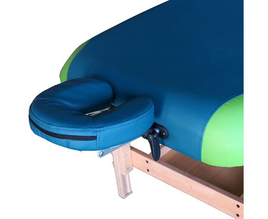 Массажный стационарный стол DFC NIRVANA SUPERIOR2, цвет бирюзово-зелёный