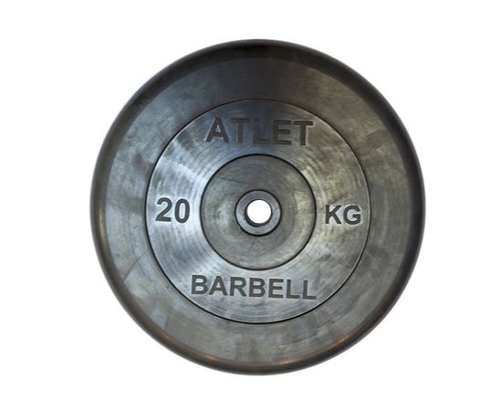 Диск обрезиненный BARBELL ATLET 20 кг / диаметр 31 мм