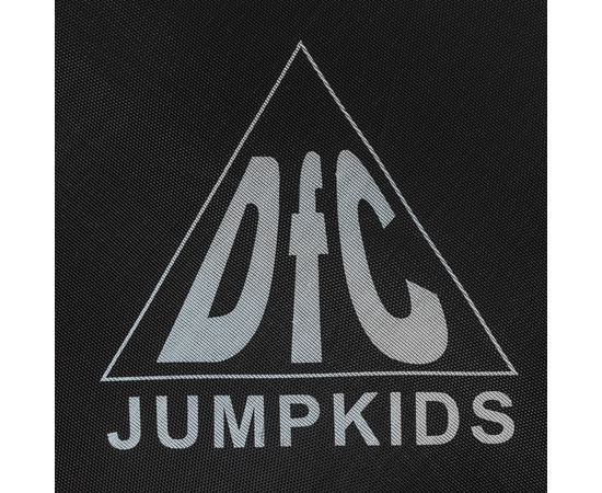 Батут DFC JUMP KIDS 55" красный с желто-синими стойками