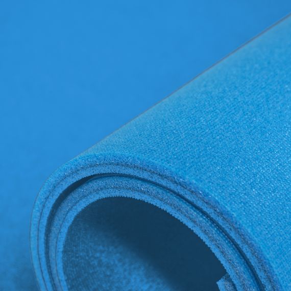 КОВРИК ГИМНАСТИЧЕСКИЙ РУЛОННЫЙ ОДНОТОННЫЙ 180*60*1 СМ СИНИЙ