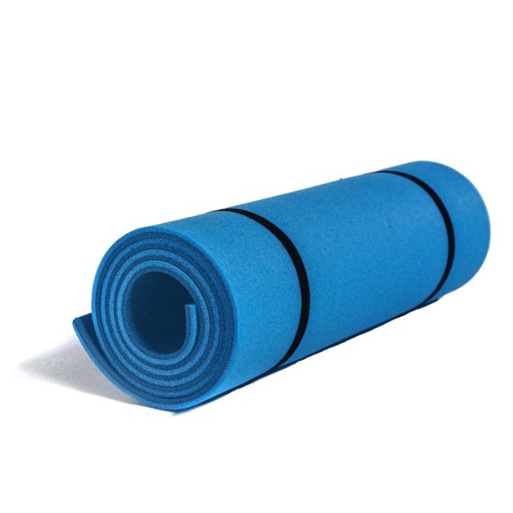 КОВРИК ГИМНАСТИЧЕСКИЙ РУЛОННЫЙ ОДНОТОННЫЙ 180*60*1 СМ СИНИЙ