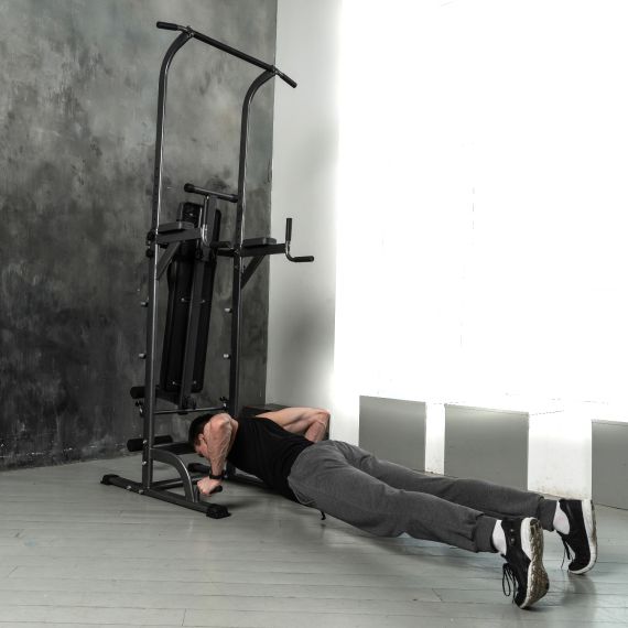 ТУРНИК-БРУСЬЯ DFC G-SERIES С ПРЯМОЙ СКАМЬЕЙ С ВАЛИКАМИ