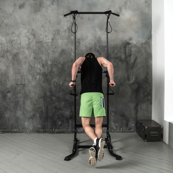 ТУРНИК-БРУСЬЯ C ЭСПАНДЕРАМИ DFC POWER TOWER G008