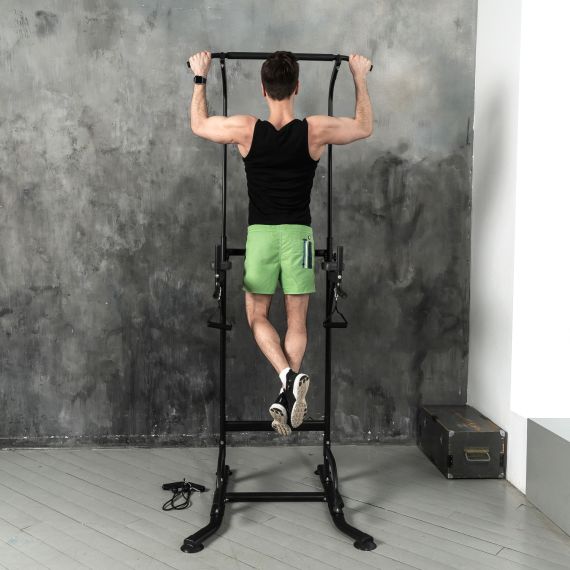 ТУРНИК-БРУСЬЯ C ЭСПАНДЕРАМИ DFC POWER TOWER G008