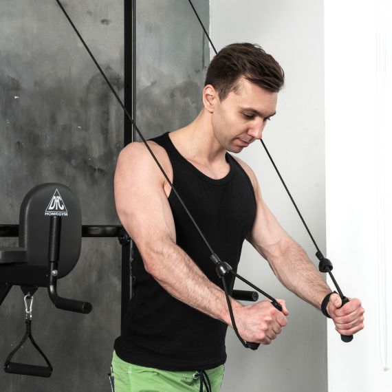 ТУРНИК-БРУСЬЯ C ЭСПАНДЕРАМИ DFC POWER TOWER G008