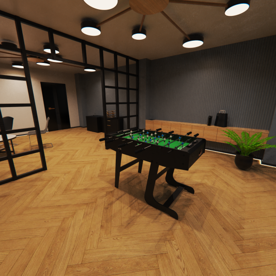 ИГРОВОЙ СТОЛ - ФУТБОЛ DFC ST.PAULI СКЛАДНОЙ HM-ST-48301