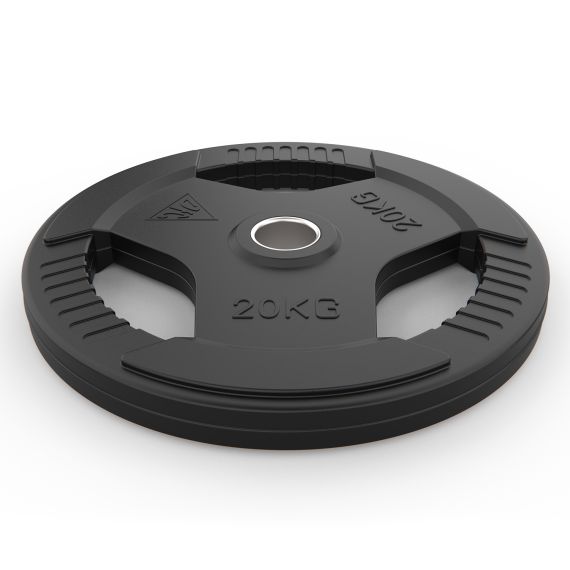 ДИСК ОБРЕЗИНЕННЫЙ С ХВАТОМ DFC 20 КГ / ДИАМЕТР 51 ММ