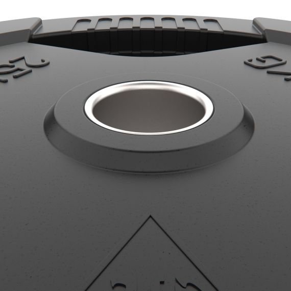 ДИСК ОБРЕЗИНЕННЫЙ С ХВАТОМ DFC 25 КГ / ДИАМЕТР 51 ММ