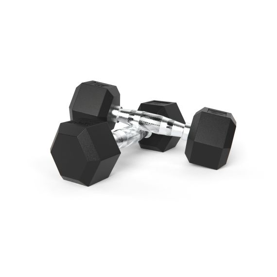 ГАНТЕЛИ DFC ГЕКСАГОНАЛЬНЫЕ, 2 ШТ. ПО 10 КГ