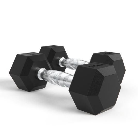 ГАНТЕЛИ DFC ГЕКСАГОНАЛЬНЫЕ, 2 ШТ. ПО 15 КГ