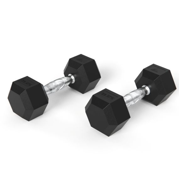ГАНТЕЛИ DFC ГЕКСАГОНАЛЬНЫЕ, 2 ШТ. ПО 22.5 КГ