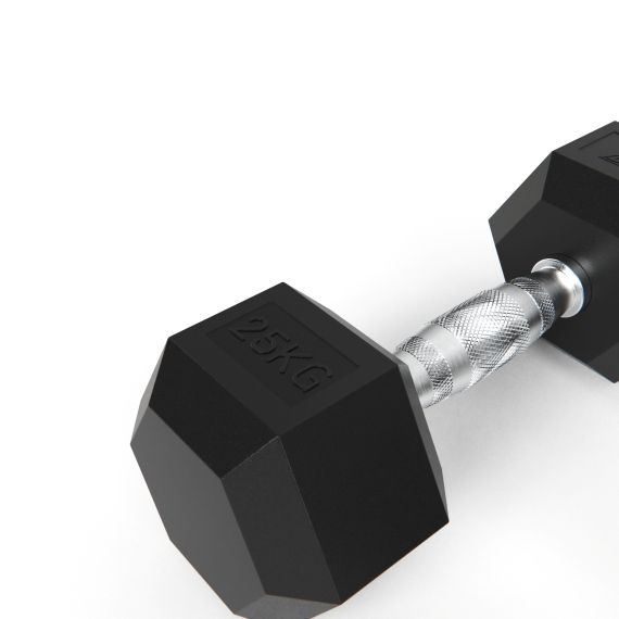 ГАНТЕЛИ DFC ГЕКСАГОНАЛЬНЫЕ, 2 ШТ. ПО 25 КГ