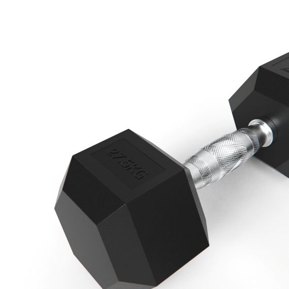 ГАНТЕЛИ DFC ГЕКСАГОНАЛЬНЫЕ, 2 ШТ. ПО 27.5 КГ