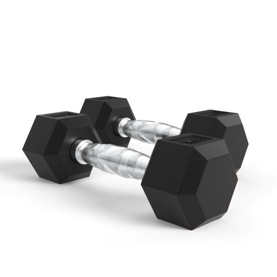 ГАНТЕЛИ DFC ГЕКСАГОНАЛЬНЫЕ, 2 ШТ. ПО 2 КГ
