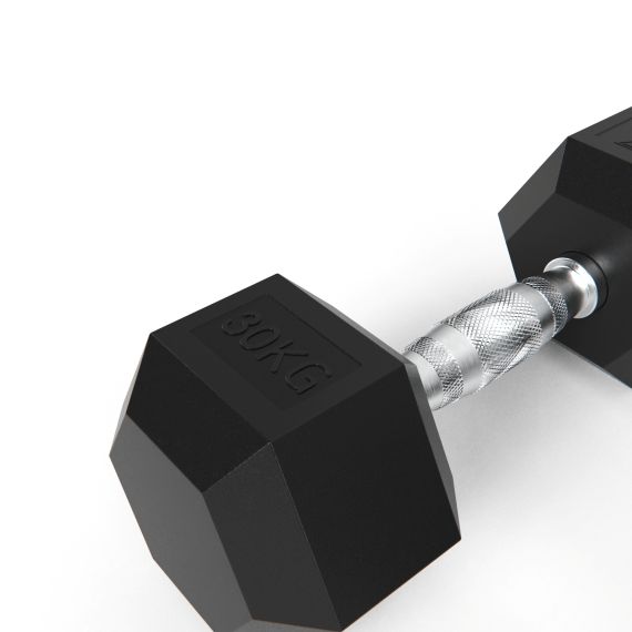 ГАНТЕЛИ DFC ГЕКСАГОНАЛЬНЫЕ, 2 ШТ. ПО 30 КГ