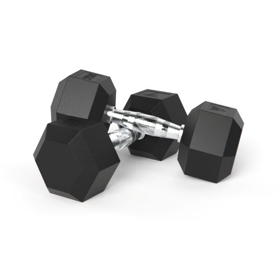 ГАНТЕЛИ DFC ГЕКСАГОНАЛЬНЫЕ, 2 ШТ. ПО 30 КГ