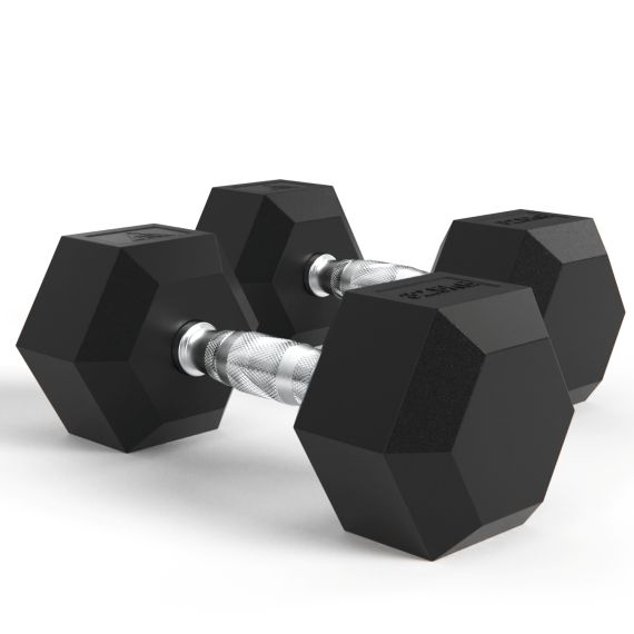 ГАНТЕЛИ DFC ГЕКСАГОНАЛЬНЫЕ, 2 ШТ. ПО 32.5 КГ