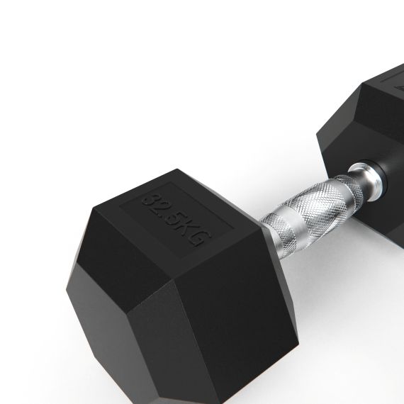 ГАНТЕЛИ DFC ГЕКСАГОНАЛЬНЫЕ, 2 ШТ. ПО 32.5 КГ