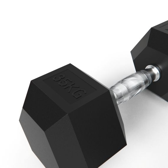 ГАНТЕЛИ DFC ГЕКСАГОНАЛЬНЫЕ, 2 ШТ. ПО 35 КГ