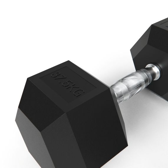 ГАНТЕЛИ DFC ГЕКСАГОНАЛЬНЫЕ, 2 ШТ. ПО 37.5 КГ
