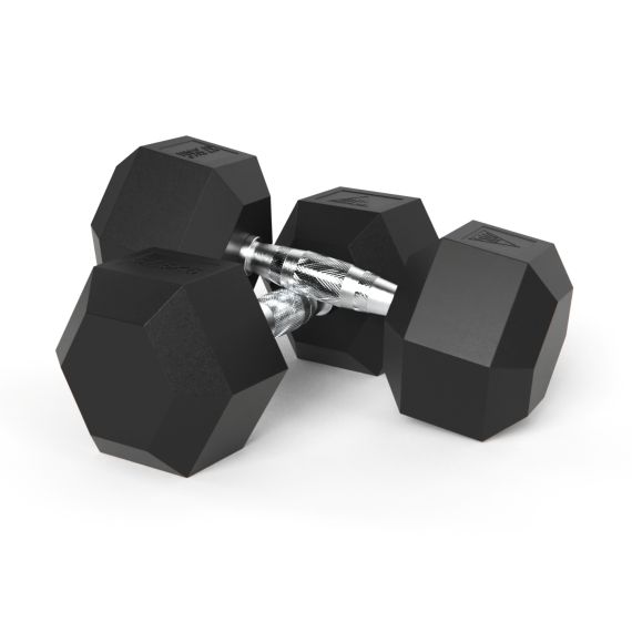 ГАНТЕЛИ DFC ГЕКСАГОНАЛЬНЫЕ, 2 ШТ. ПО 37.5 КГ
