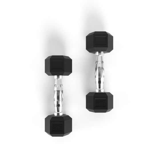 ГАНТЕЛИ DFC ГЕКСАГОНАЛЬНЫЕ, 2 ШТ. ПО 3 КГ