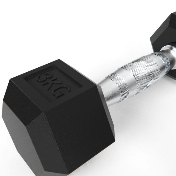 ГАНТЕЛИ DFC ГЕКСАГОНАЛЬНЫЕ, 2 ШТ. ПО 3 КГ