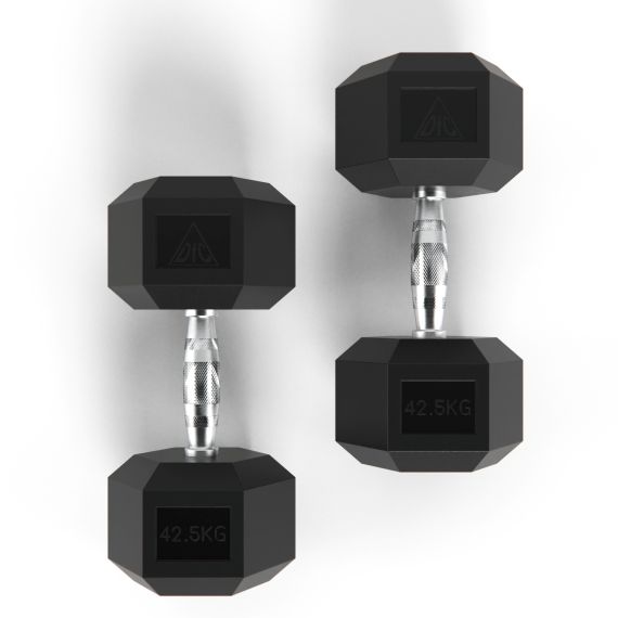 ГАНТЕЛИ DFC ГЕКСАГОНАЛЬНЫЕ, 2 ШТ. ПО 42.5 КГ