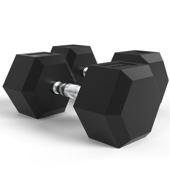 ГАНТЕЛИ DFC ГЕКСАГОНАЛЬНЫЕ, 2 ШТ. ПО 47.5 КГ