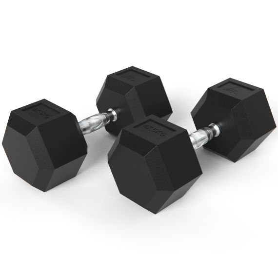 ГАНТЕЛИ DFC ГЕКСАГОНАЛЬНЫЕ, 2 ШТ. ПО 47.5 КГ