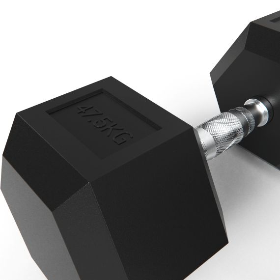 ГАНТЕЛИ DFC ГЕКСАГОНАЛЬНЫЕ, 2 ШТ. ПО 47.5 КГ