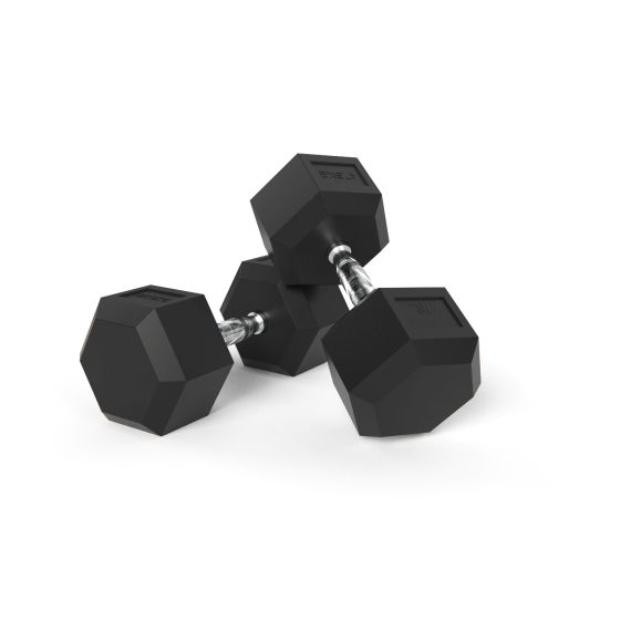 ГАНТЕЛИ DFC ГЕКСАГОНАЛЬНЫЕ, 2 ШТ. ПО 47.5 КГ