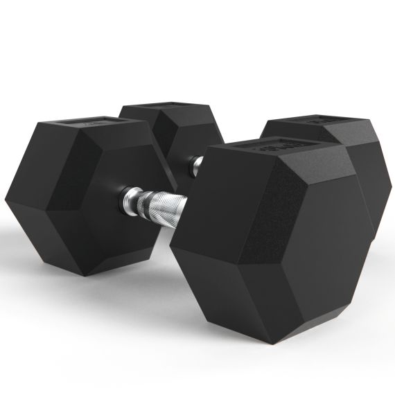 ГАНТЕЛИ DFC ГЕКСАГОНАЛЬНЫЕ, 2 ШТ. ПО 50 КГ
