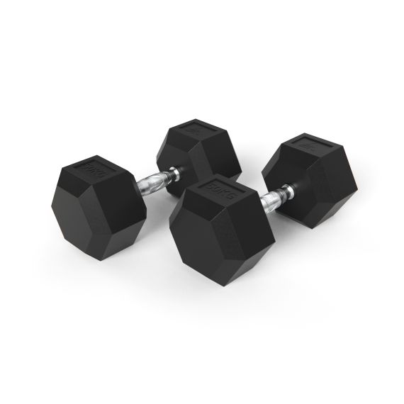 ГАНТЕЛИ DFC ГЕКСАГОНАЛЬНЫЕ, 2 ШТ. ПО 50 КГ