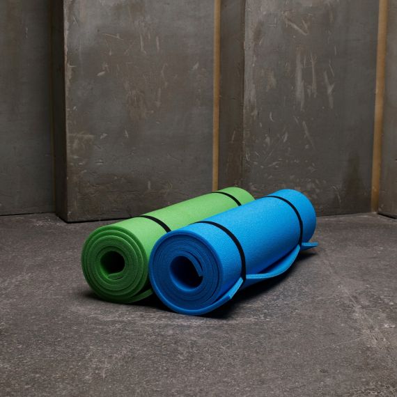 КОВРИК ГИМНАСТИЧЕСКИЙ РУЛОННЫЙ ОДНОТОННЫЙ 180*60*1 СМ СИНИЙ