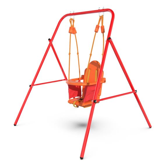 КАЧЕЛИ ДЛЯ МАЛЫШЕЙ DFC KIDS С РЕМНЯМИ БЕЗОПАСНОСТИ СКЛАДНЫЕ