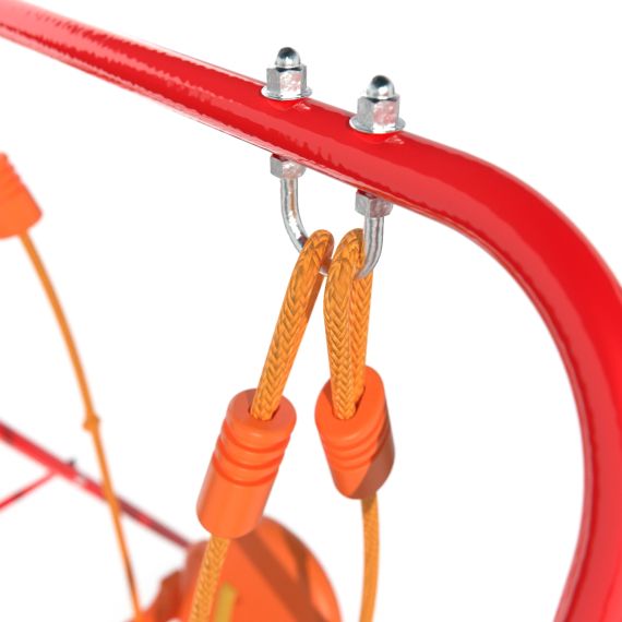 КАЧЕЛИ ДЛЯ МАЛЫШЕЙ DFC KIDS С РЕМНЯМИ БЕЗОПАСНОСТИ СКЛАДНЫЕ