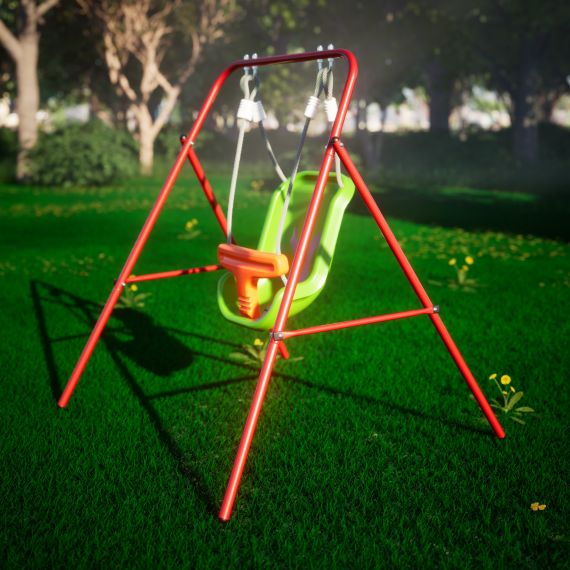 КАЧЕЛИ ДЛЯ МАЛЫШЕЙ DFC KIDS С РЕМНЁМ БЕЗОПАСНОСТИ