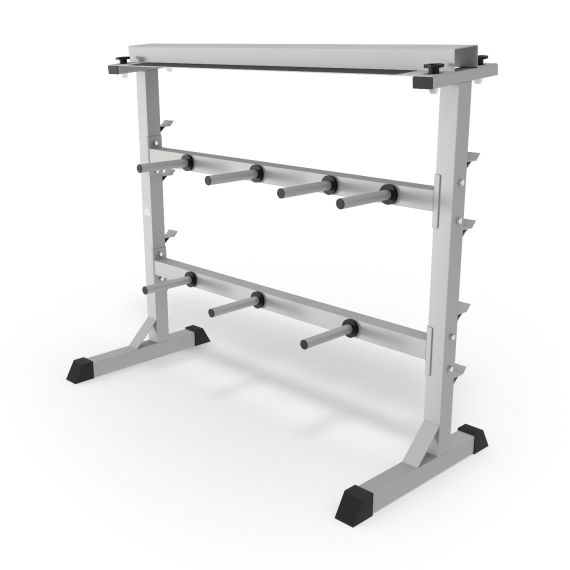 СТОЙКА ДЛЯ ХРАНЕНИЯ ДИСКОВ 25/26 ММ, ГРИФОВ И ГАНТЕЛЕЙ DFC D100053