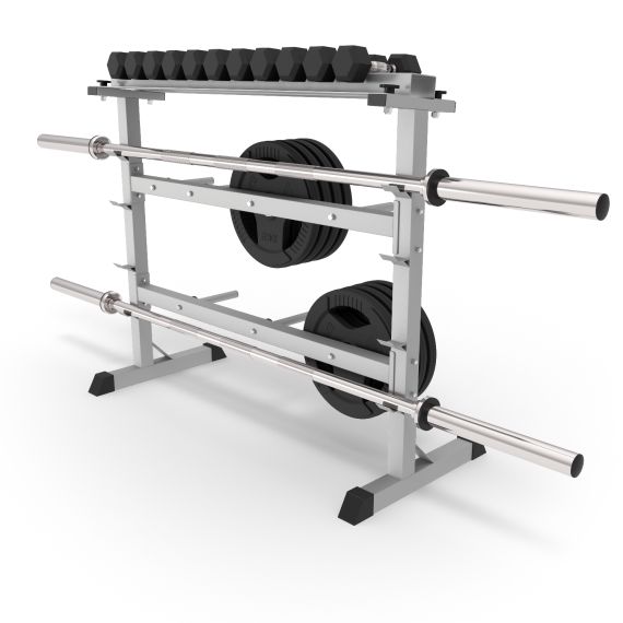 СТОЙКА ДЛЯ ХРАНЕНИЯ ДИСКОВ 25/26 ММ, ГРИФОВ И ГАНТЕЛЕЙ DFC D100053