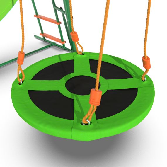 ДЕТСКИЙ КОМПЛЕКС DFC MULTIPLAY КАЧЕЛИ: ГНЕЗДО, ВЕРЁВОЧНЫЕ; ГОРКА