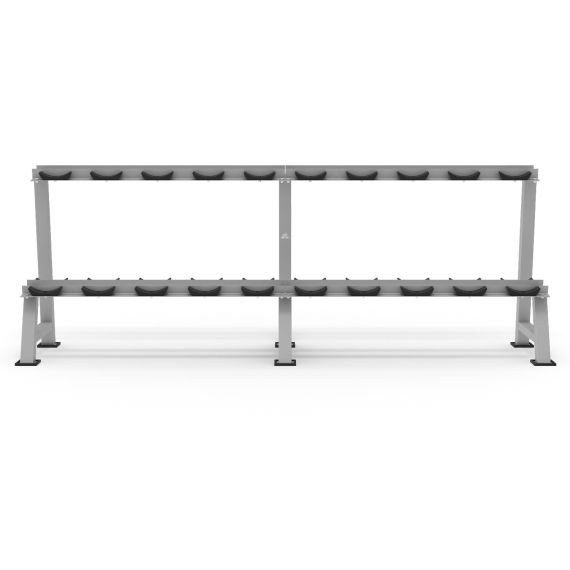 СТОЙКА ДЛЯ ХРАНЕНИЯ ПРОФ.ГАНТЕЛЕЙ DFC POWERGYM 12,5-50КГ, 10 ПАР (ДВА КОРОБА)