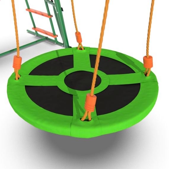 ДЕТСКИЙ КОМПЛЕКС DFC MULTIPLAY КАЧЕЛИ: ВЕРЁВОЧНЫЕ, ДЛЯ МАЛЫШЕЙ, ГНЕЗДО; ГОРКА