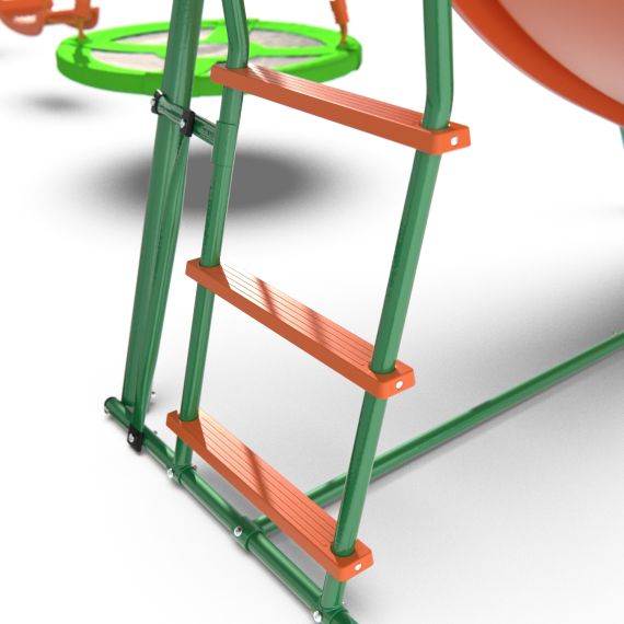 ДЕТСКИЙ КОМПЛЕКС DFC MULTIPLAY КАЧЕЛИ: ВЕРЁВОЧНЫЕ, ДЛЯ МАЛЫШЕЙ, ГНЕЗДО; ГОРКА