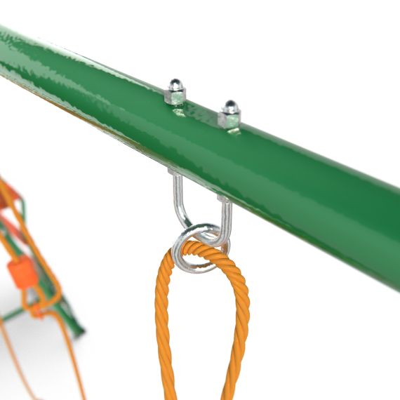 ДЕТСКИЙ КОМПЛЕКС DFC MULTIPLAY КАЧЕЛИ: ВЕРЁВОЧНЫЕ, ДЛЯ МАЛЫШЕЙ, ГНЕЗДО; ГОРКА